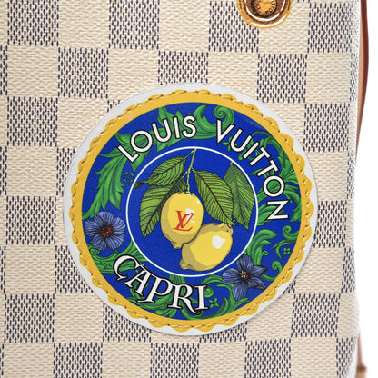 Louis Vuitton Damier Azur Summer Trunks Capri Neverfull MM 7 of 11