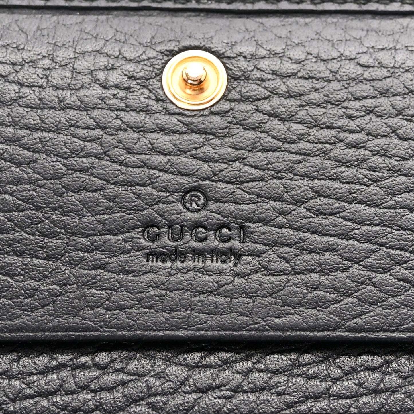 Dollar Calfskin GG Marmont Wallet Black Black