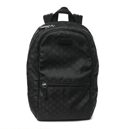 Gucci Nylon Monogram Slim Backpack Black 1 of 12