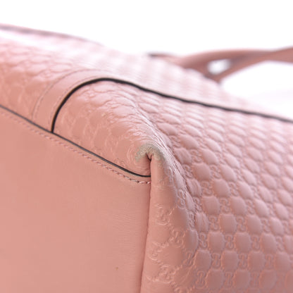 Gucci Soft Microguccissima Large Dome Satchel Soft Pink 9 of 14