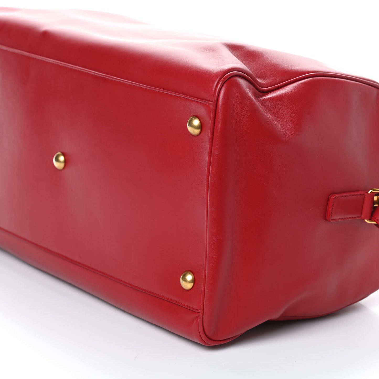 Calfskin Classic Duffle 12 Bag Red