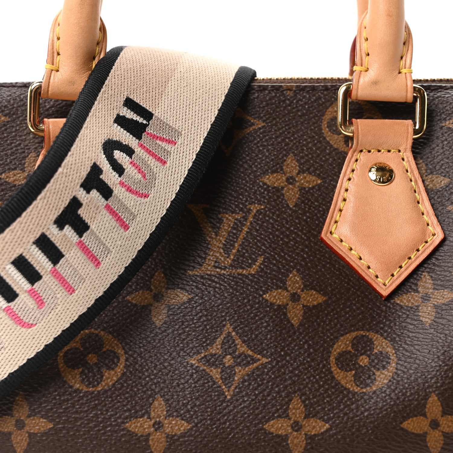 Louis Vuitton Monogram Speedy Bandouliere 20 Black 7 of 9