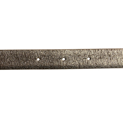Chanel Metallic Lambskin Crystal Baguette Logo Belt 75 30 Gold 4 of 5