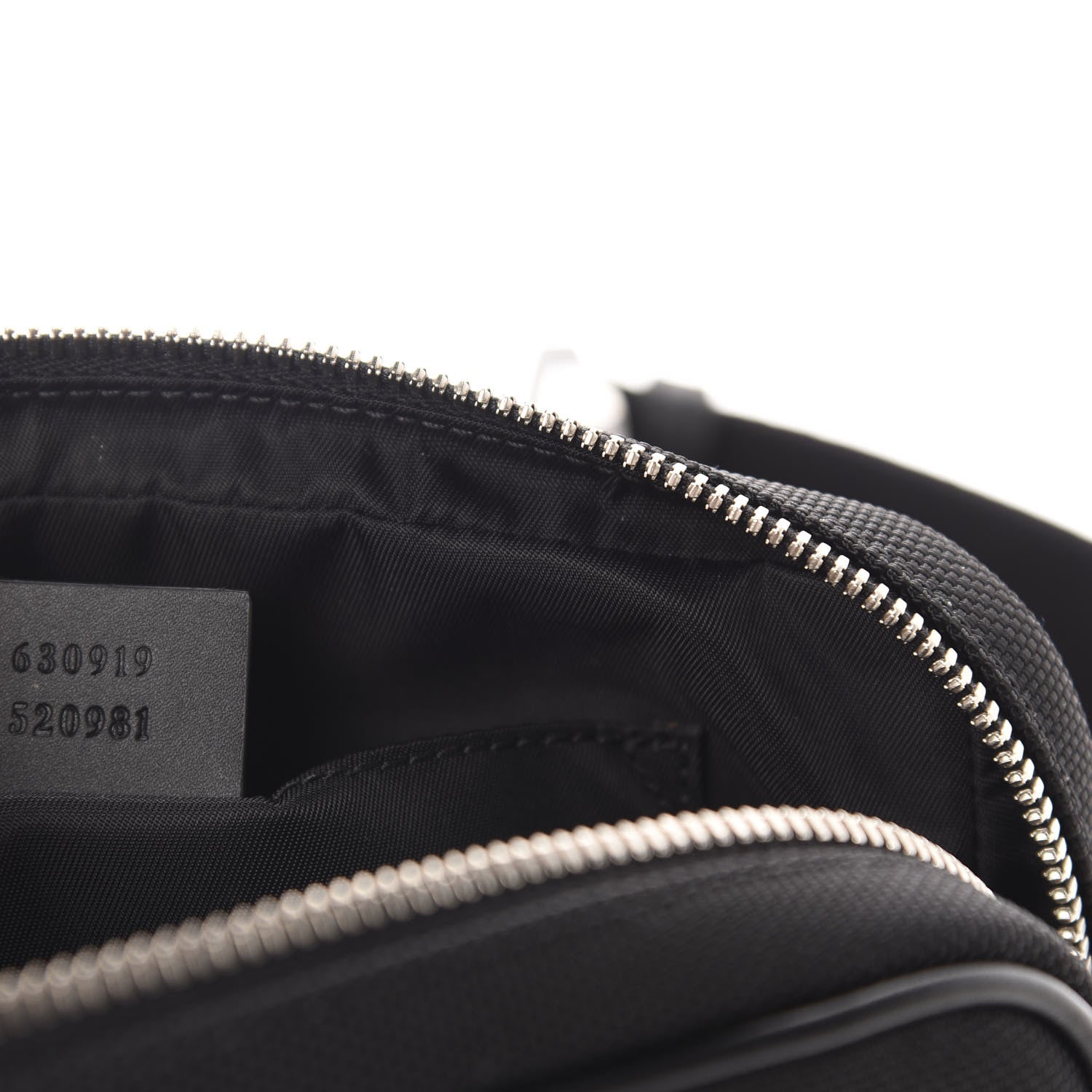 Gucci Canvas Web Slim Belt Bag Black 9 of 10