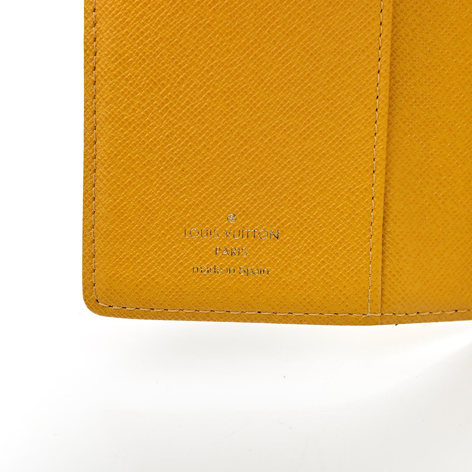 Louis Vuitton Monogram Groom Small Ring Agenda Cover Yellow 6 of 8