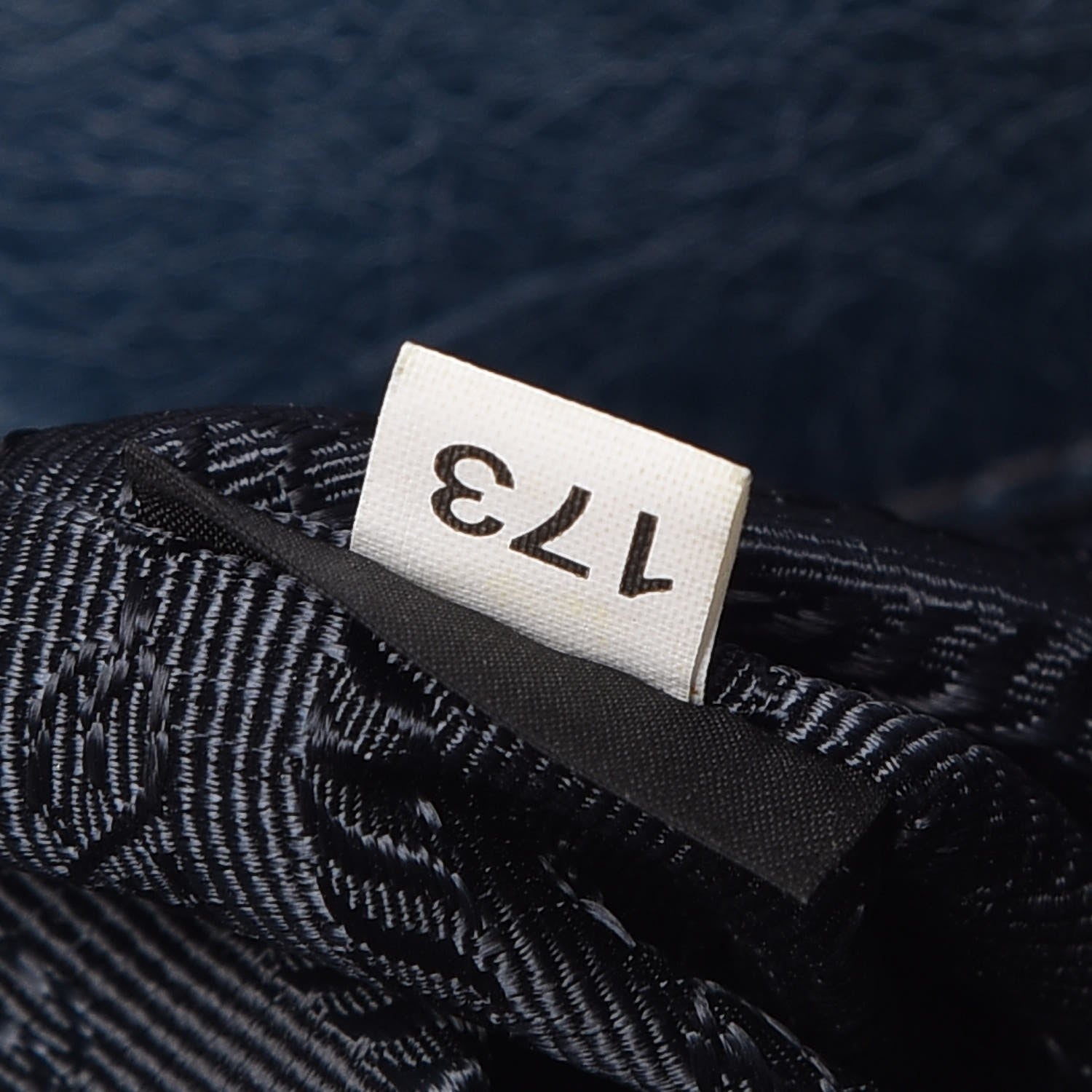 Prada Vitello Shine Shopping Satchel Denim 10 of 13
