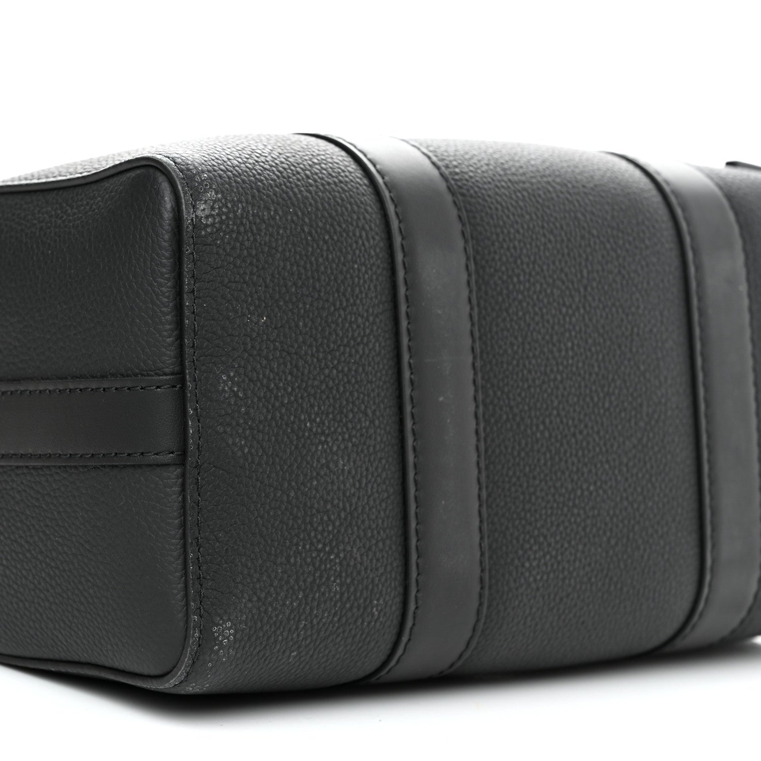 Louis Vuitton Grained Calfskin Aerogram City Keepall Black 7 of 8