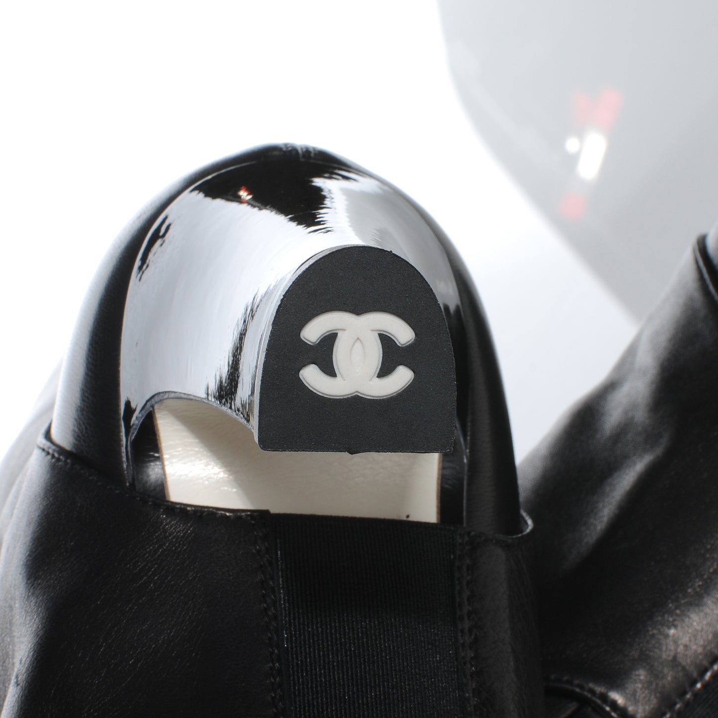 Leather Equestrian Tall Boots 39.5 Black