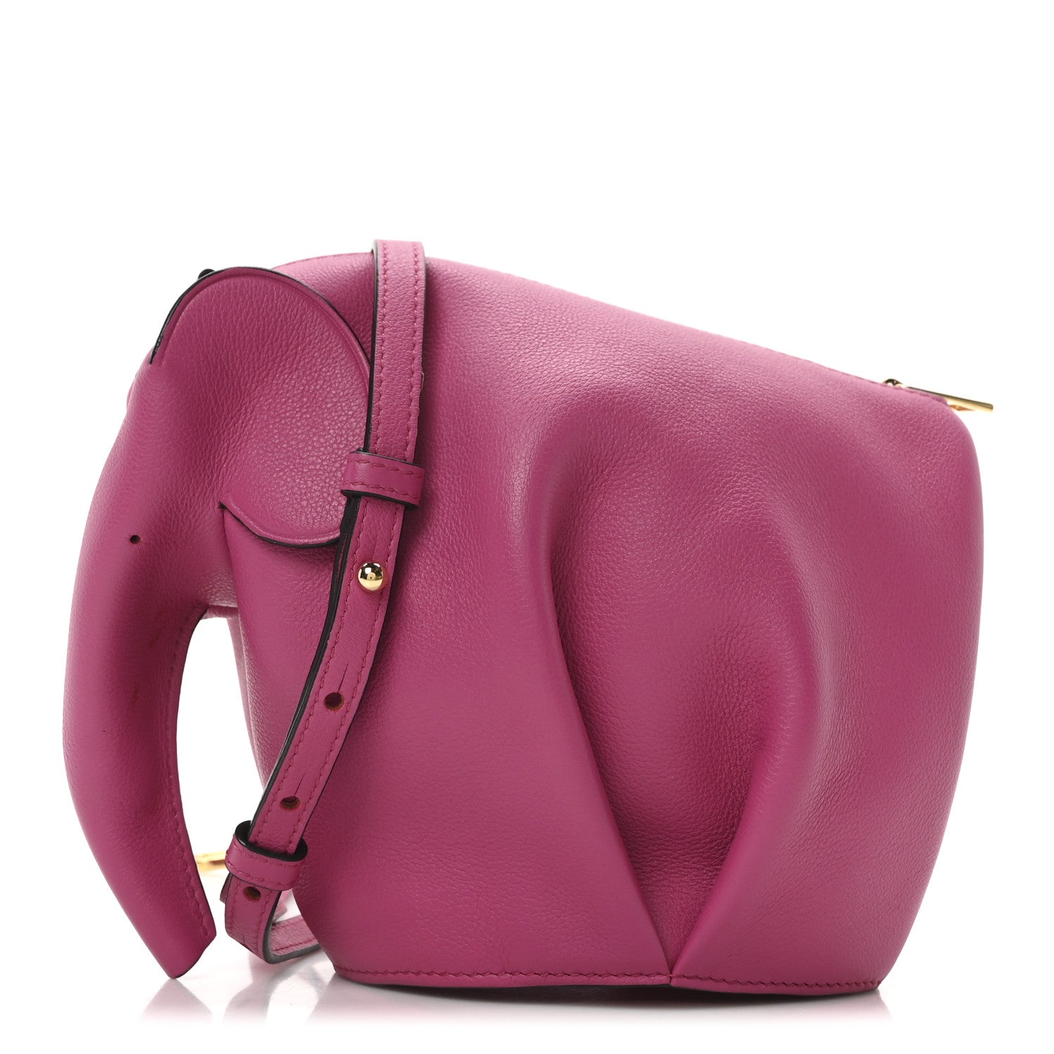 Loewe Calfskin Mini Elephant Crossbody Bag Fuchsia 1 of 9