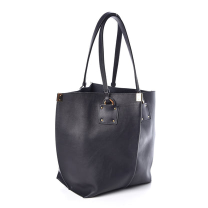 Chloe Smooth Calfskin Medium Vick Tote Full Blue 3 of 11