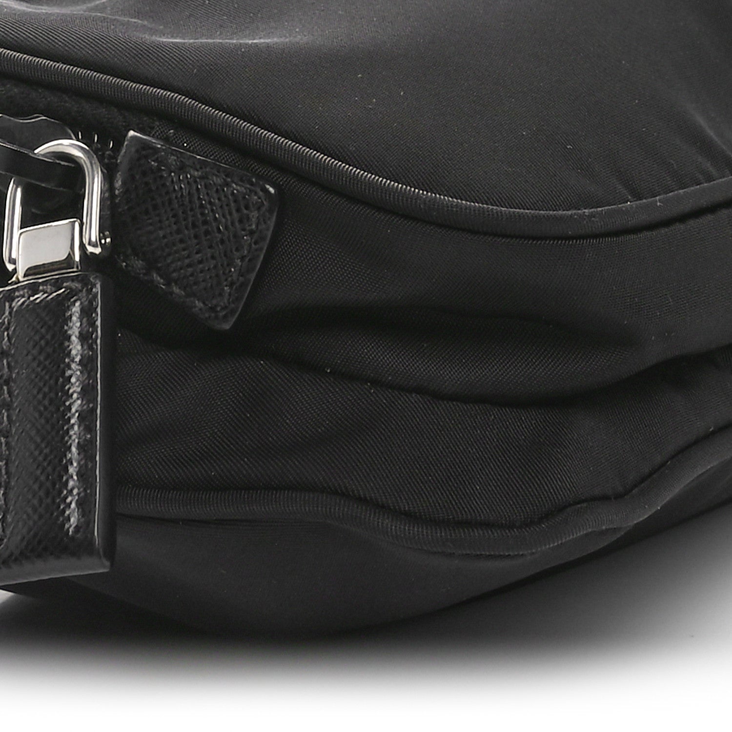 Prada Re-Nylon Saffiano Belt Bag Black 8 of 9