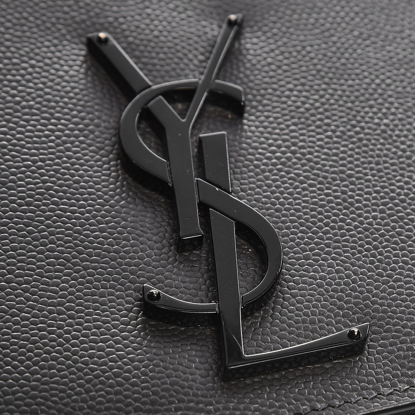 Grain De Poudre Medium Classic Monogram Kate Satchel Coal