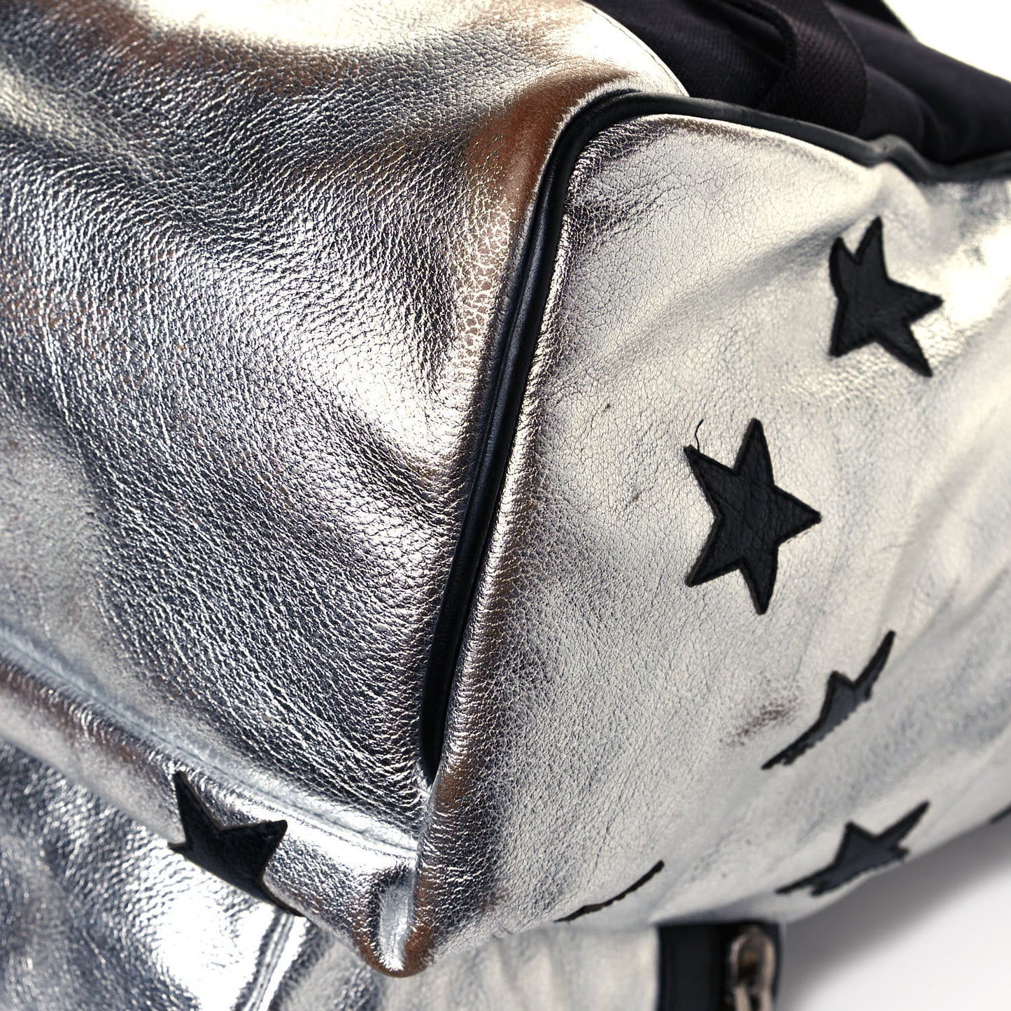 Metallic Buffalo Star Hunting Backpack Silver Black