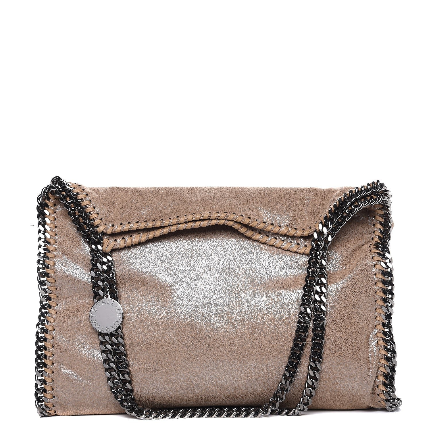 Stella McCartney Shaggy Deer Small Falabella Tote Taupe 1 of 9