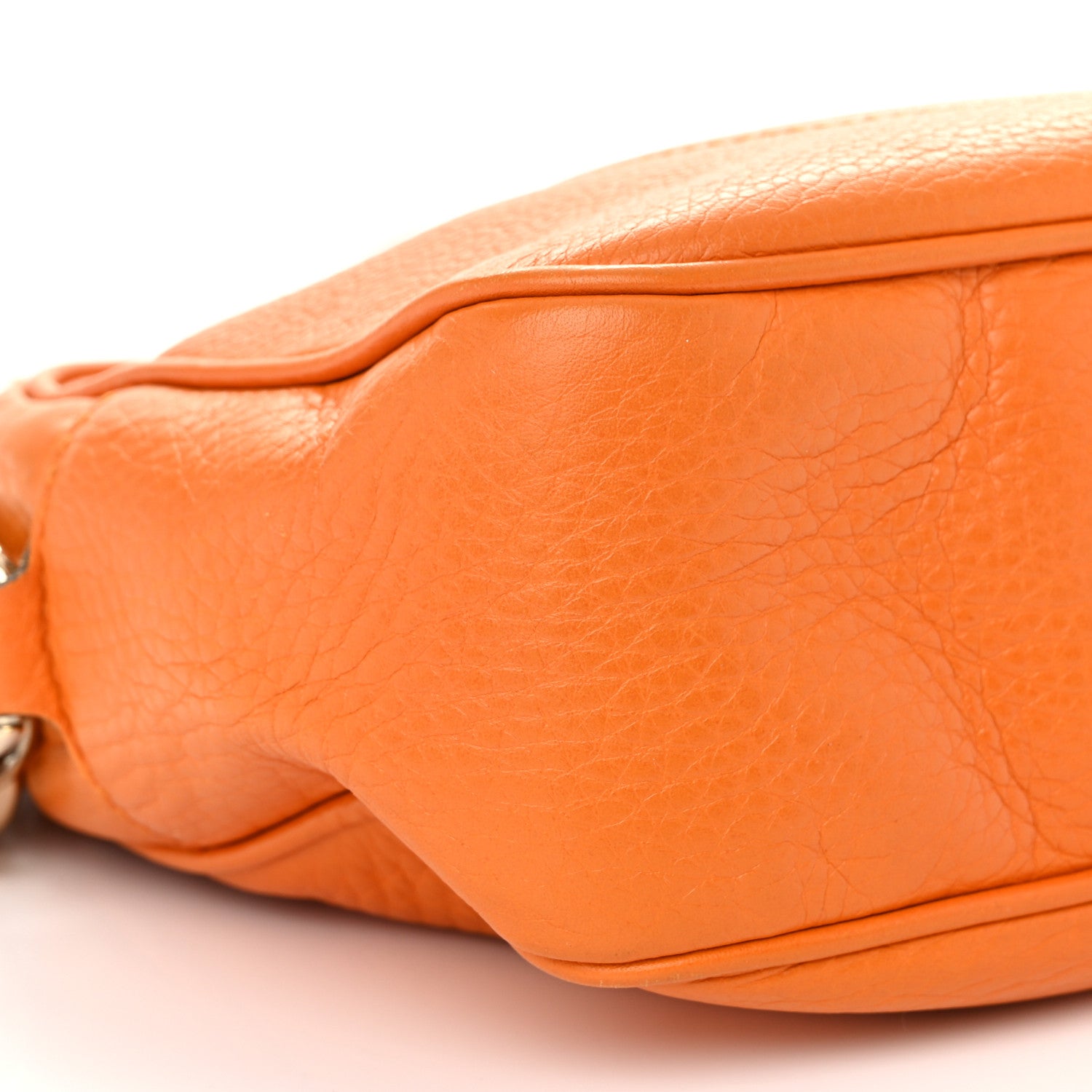 Gucci Pebbled Calfskin Small Soho Disco Bag Curcuma 9 of 12