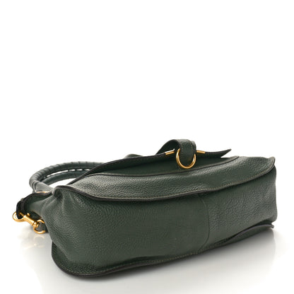 Chloe Calfskin Medium Marcie Satchel Midnight Green 4 of 11