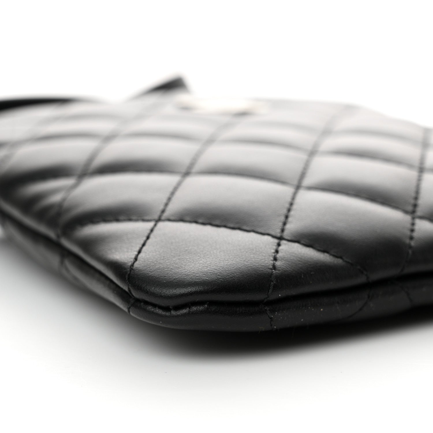 Chanel Lambskin Quilted Crossbody Bag Black 9 of 10