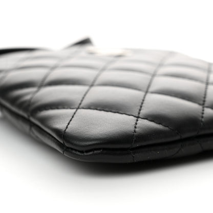 Chanel Lambskin Quilted Crossbody Bag Black 9 of 10