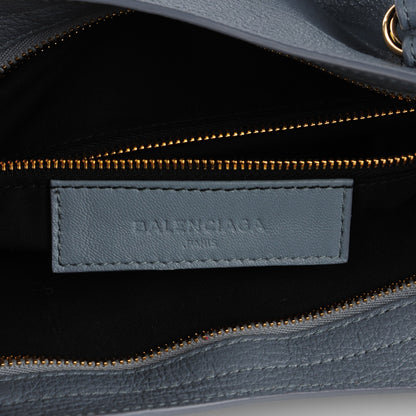 Balenciaga Chevre Gold Metallic Edge Hardware Town Bleu Acier 13 of 14