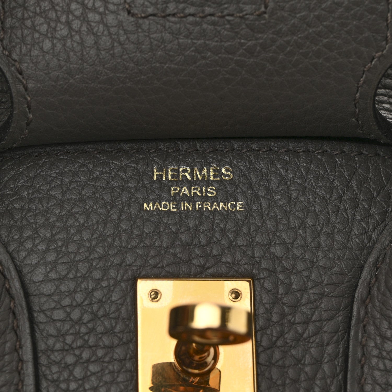 Hermes Togo Birkin 25 Etain 6 of 12