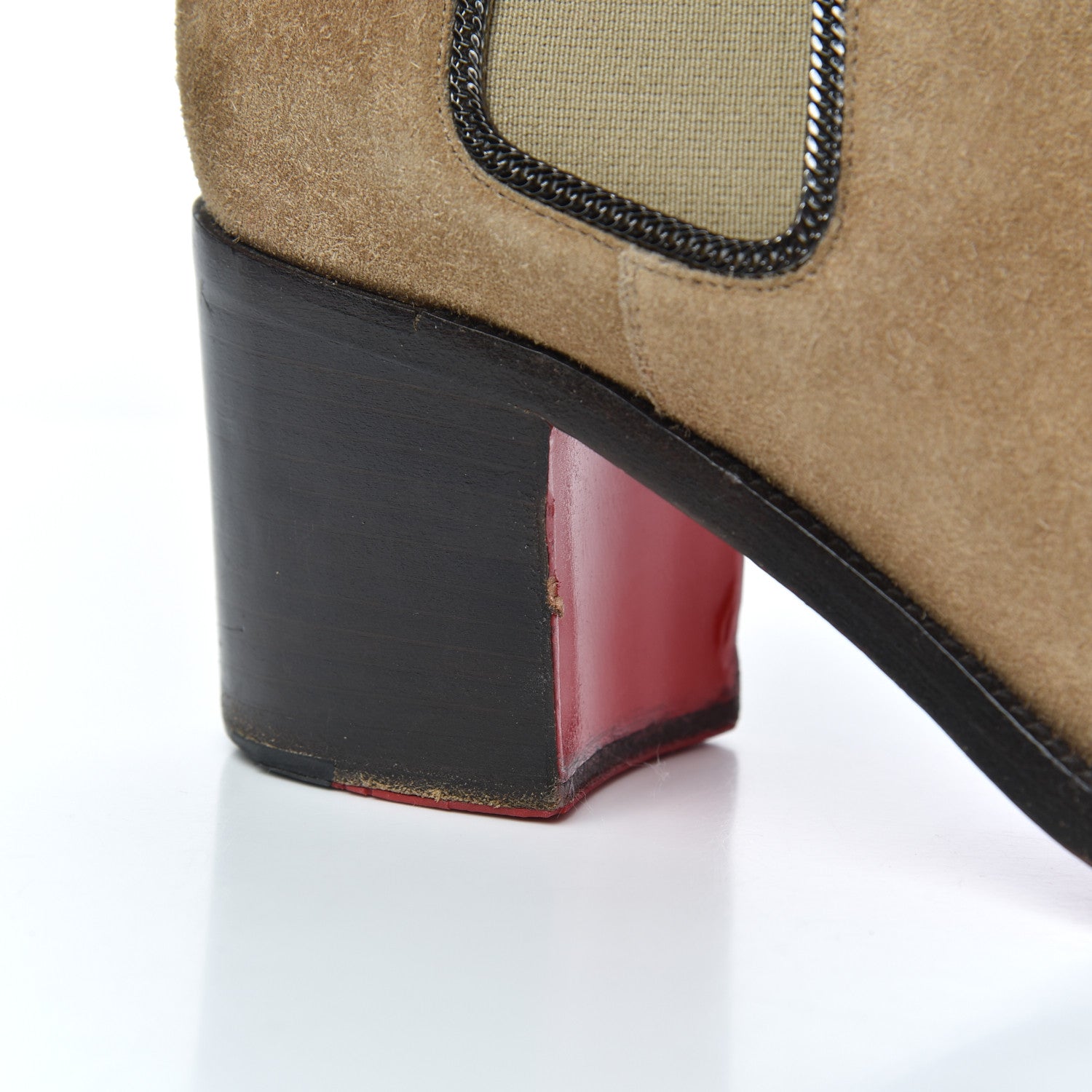 Christian Louboutin Veau Velours Otaboo 70 Chelsea Boots 39 Camel 17 of 25