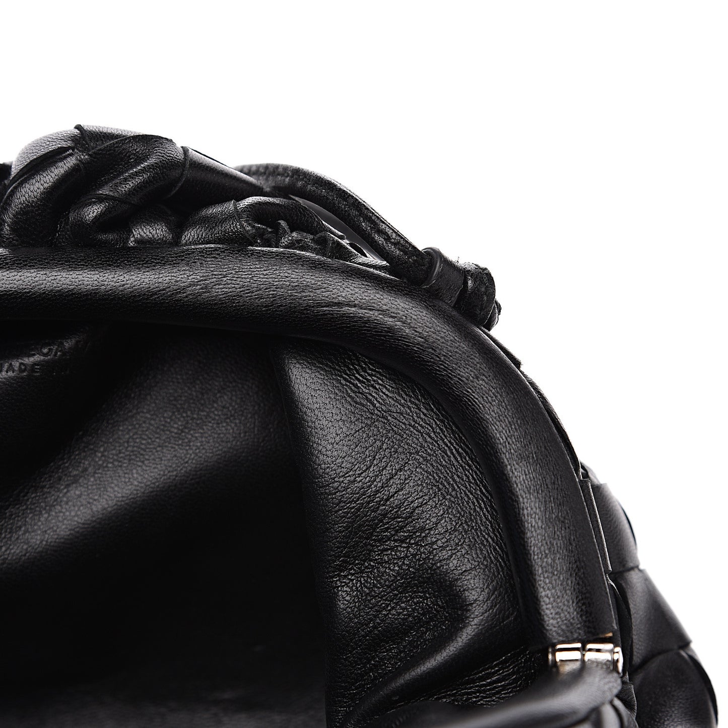 Nappa Intrecciato The Mini Pouch Black