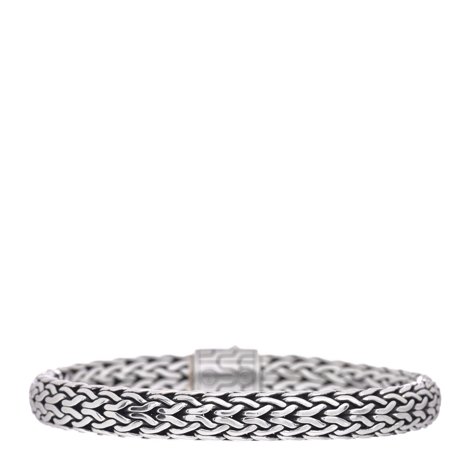 John Hardy Sterling Silver Malachite 10.5mm Classic Chain Bracelet 3 of 4