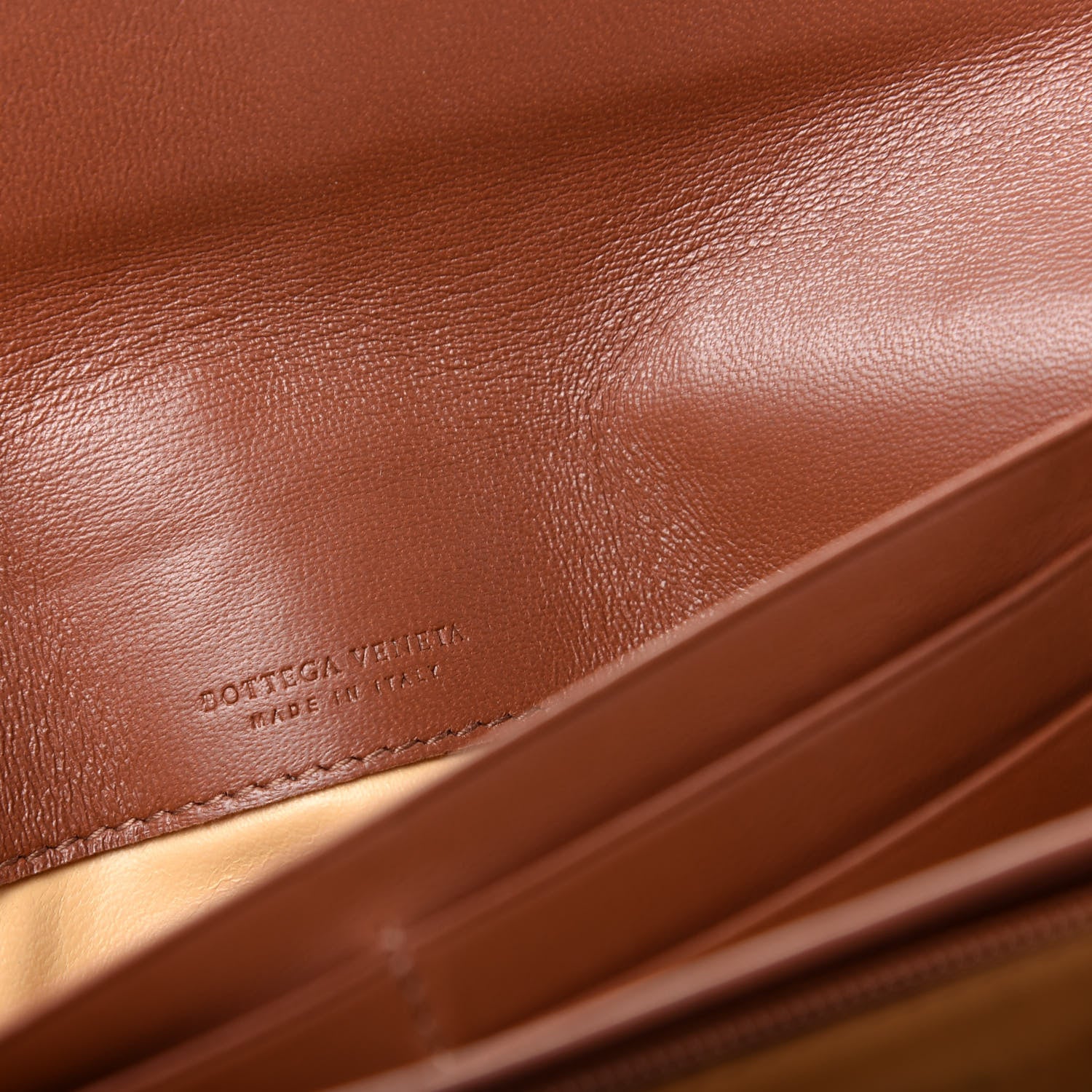Bottega Veneta Nappa Intrecciato Continental Flap Wallet Tea 6 of 8