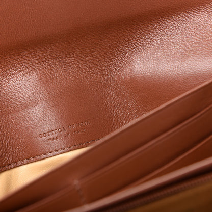 Bottega Veneta Nappa Intrecciato Continental Flap Wallet Tea 6 of 8