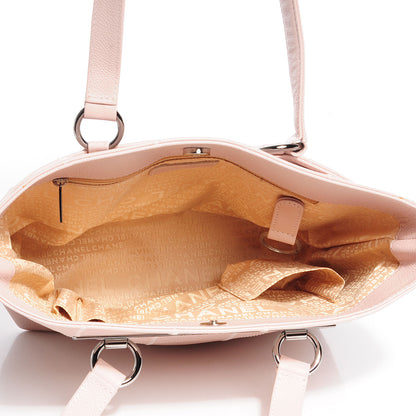 Chanel Caviar Square Stitched Tote Pink 7 of 7