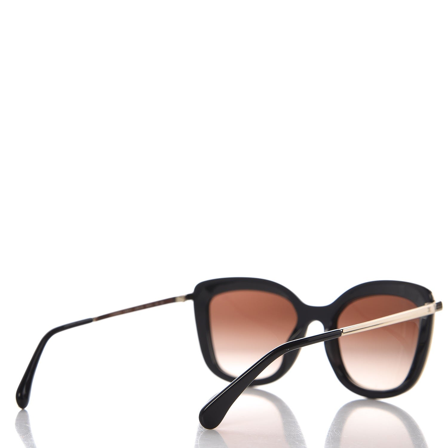 Chanel Acetate Quilted Metal Butterfly Sunglasses 4238-A Black 4 of 8