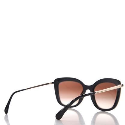 Chanel Acetate Quilted Metal Butterfly Sunglasses 4238-A Black 4 of 8