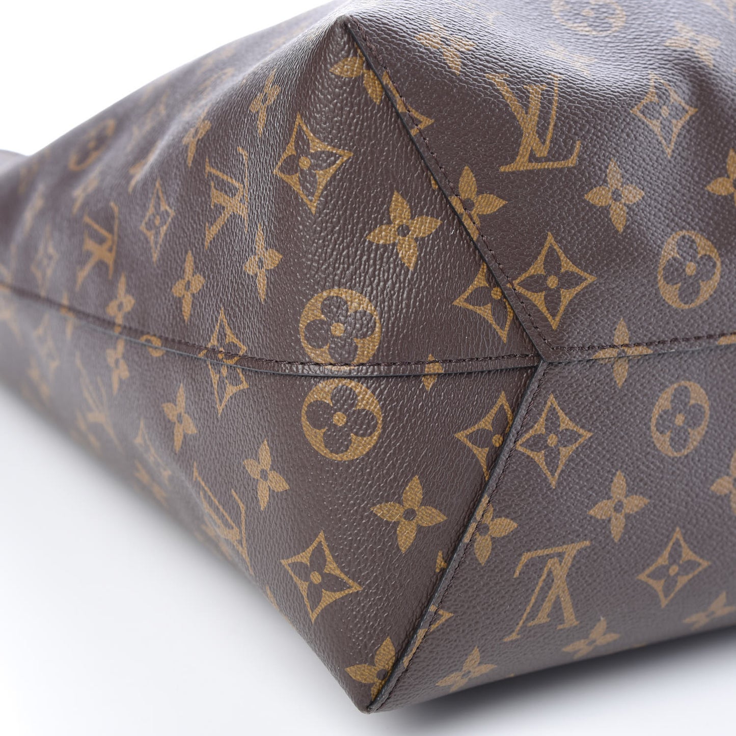 Monogram Flower Hobo Black
