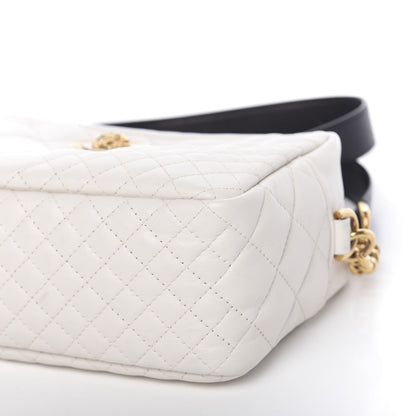 Versace Nappa Quilted Medusa Tribute Camera Bag White 9 of 10