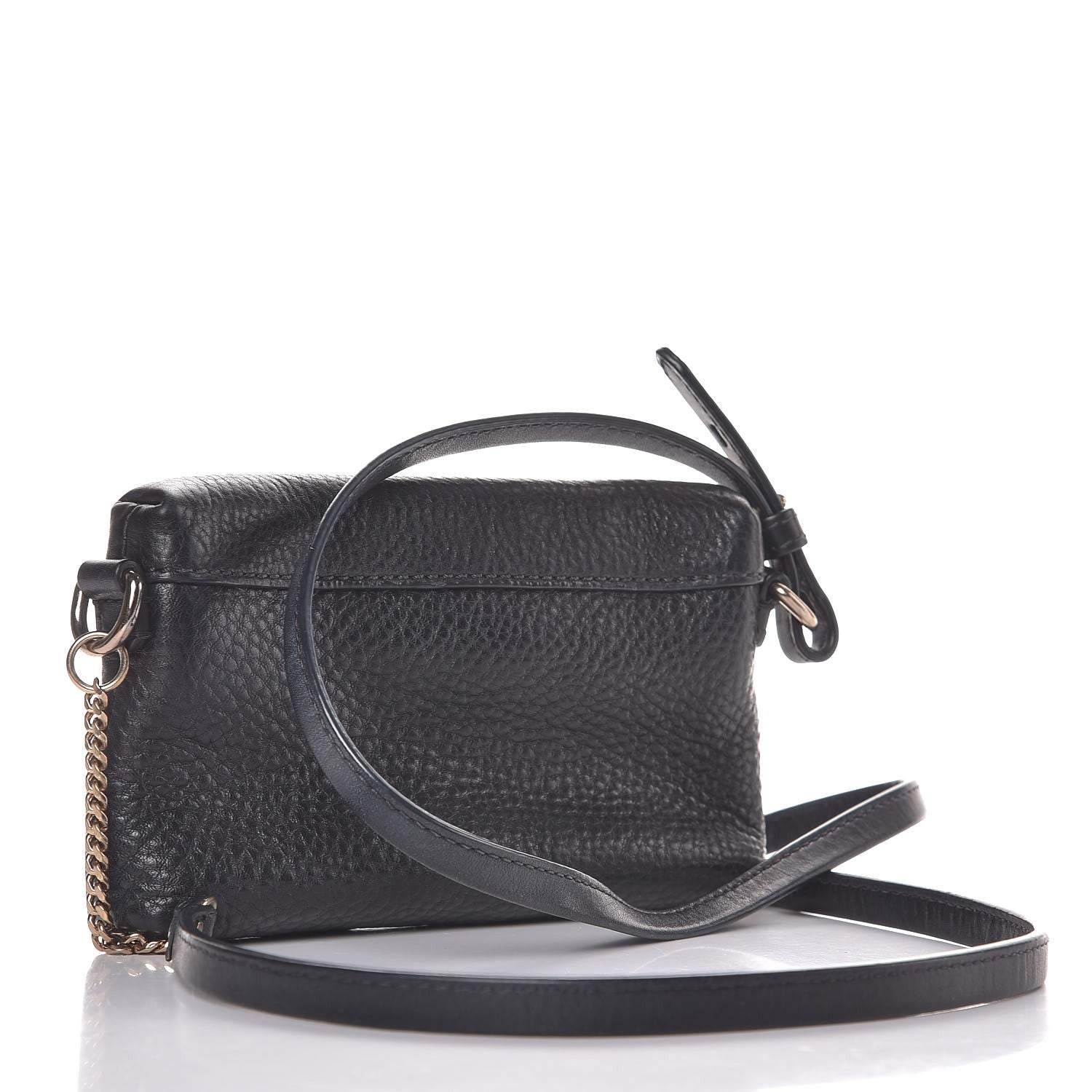 Burberry Grain Calfskin Mini Crossbody Bag Black 3 of 8