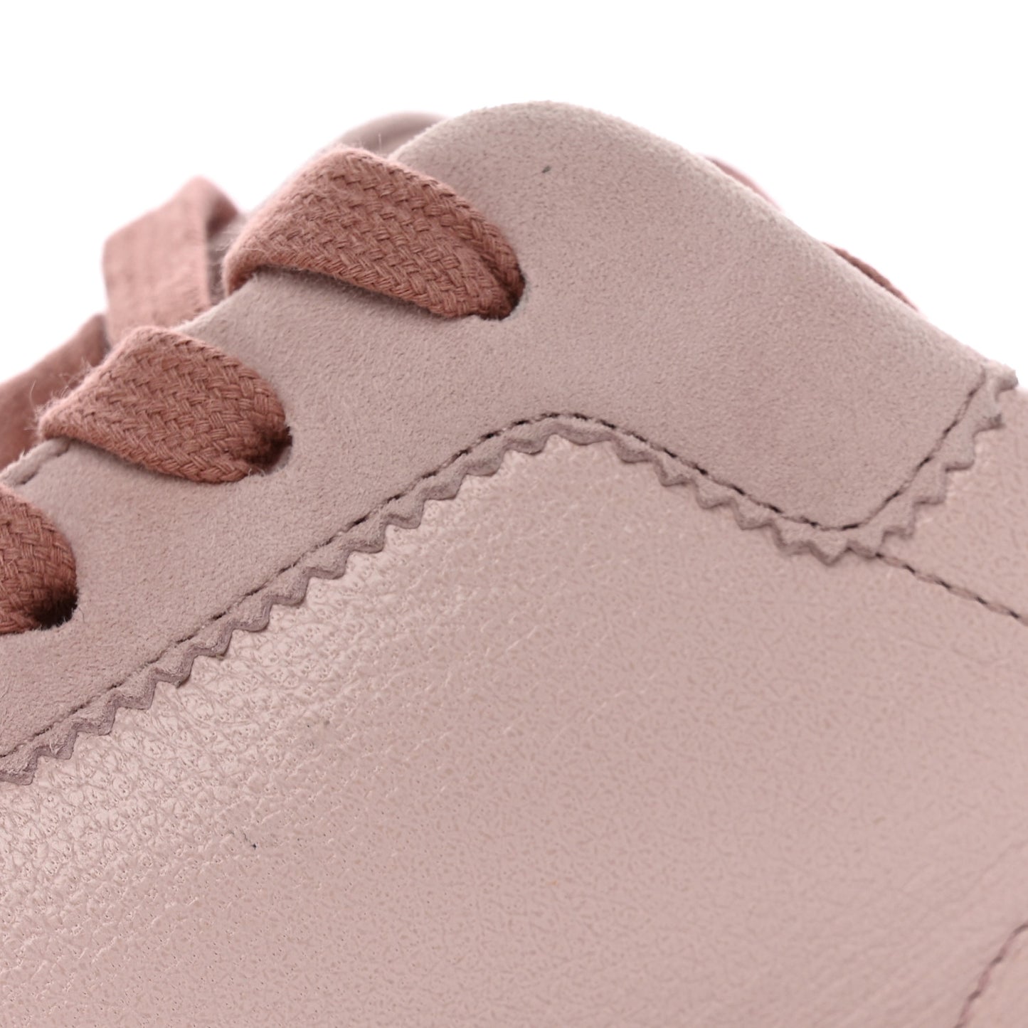 Suede Goatskin Bouncing Sneakers 36 Rose Porcelaine
