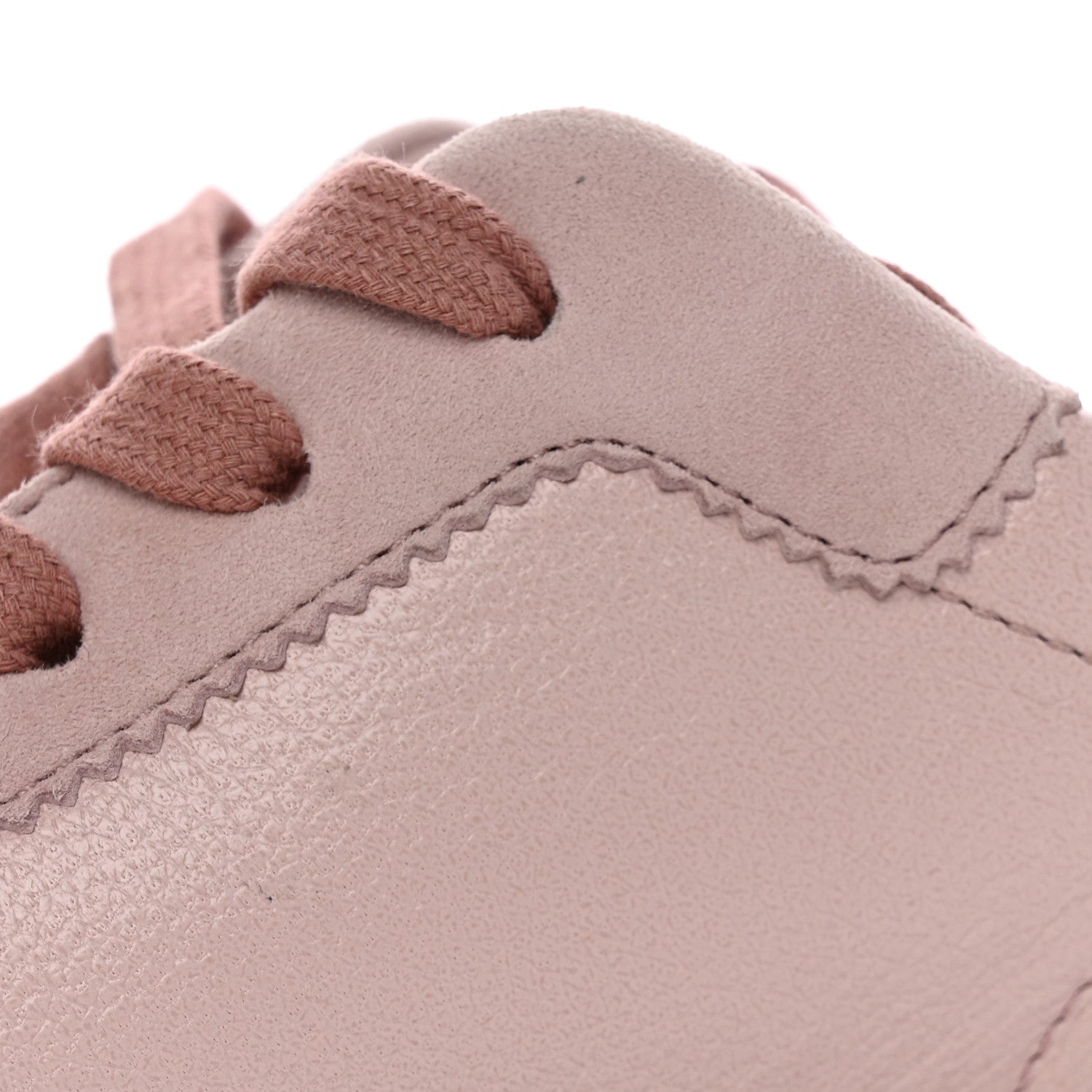 Hermes Suede Goatskin Bouncing Sneakers 36 Rose Porcelaine 10 of 11