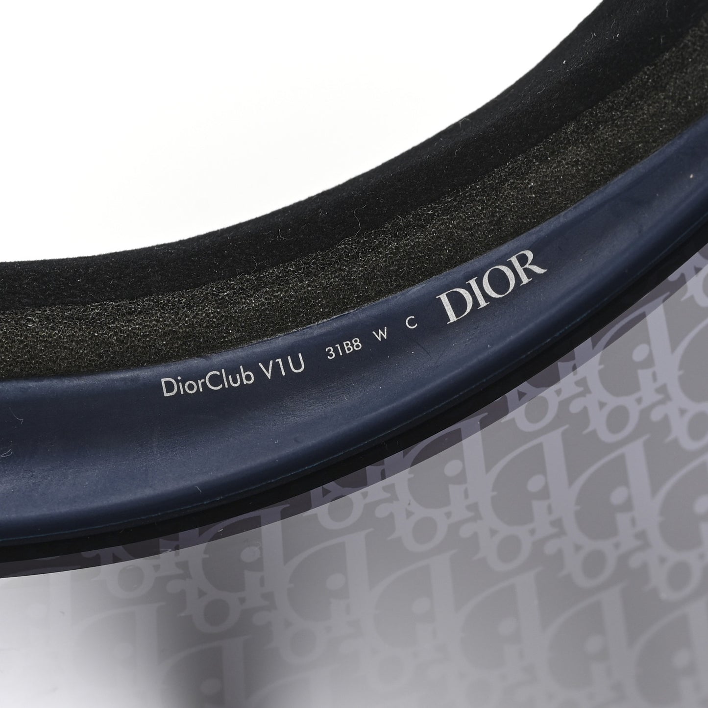 Oblique DiorClub V1U Sun Visor Blue