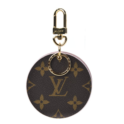 Louis Vuitton Monogram LV Mirror Bag Charm Key Holder Rose Ballerine 1 of 7