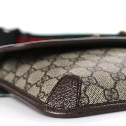 Gucci GG Supreme Monogram Neo Vintage Web Belt Bag Brown 8 of 9
