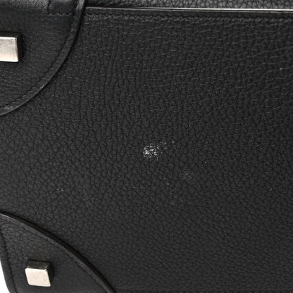 Celine Drummed Calfskin Mini Luggage Black 15 of 19