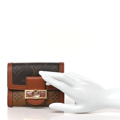 Louis Vuitton LOUIS VUITTON Reverse Monogram Dauphine Wallet 2 of 7