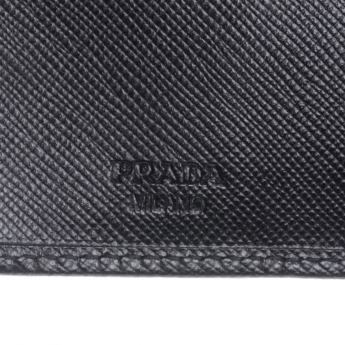 Vitello Daino Compact Wallet Nero Black