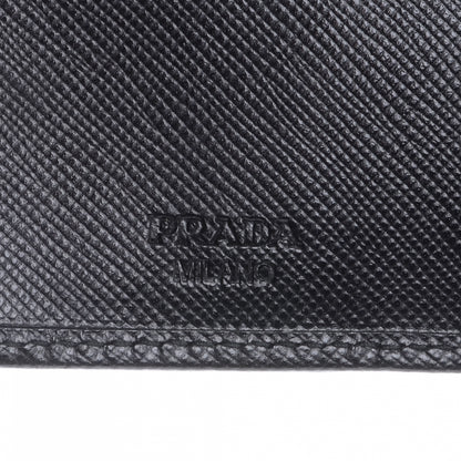 Prada Vitello Daino Compact Wallet Nero Black 8 of 10