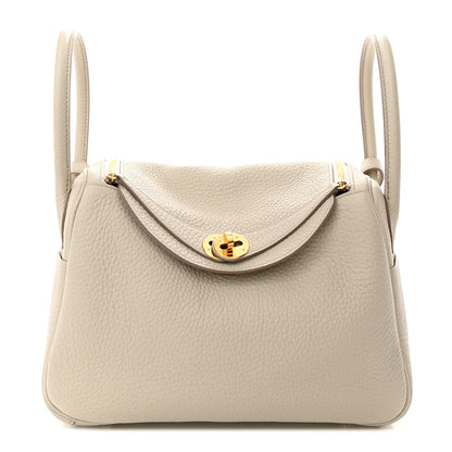 Hermes Taurillon Clemence Lindy 26 Beton 1 of 13