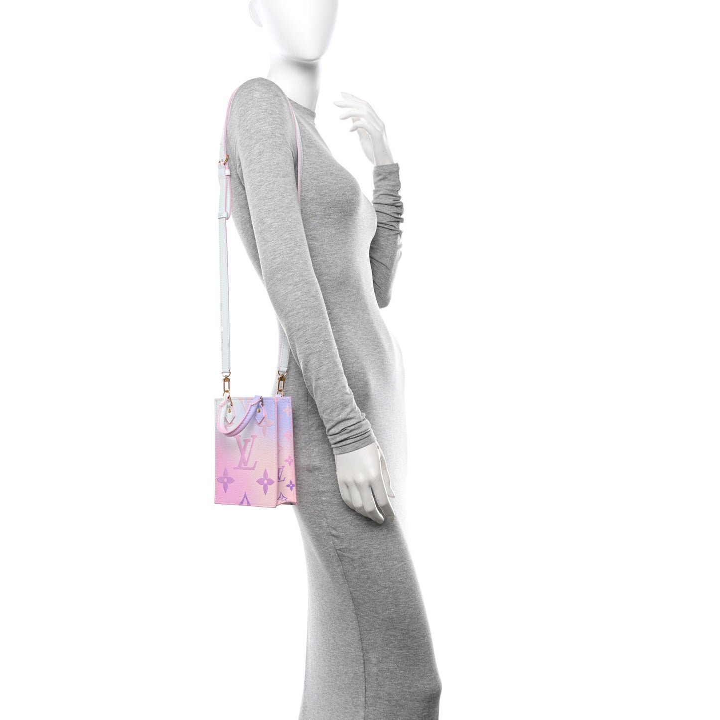 Monogram Giant Spring In The City Petit Sac Plat Sunrise Pastel