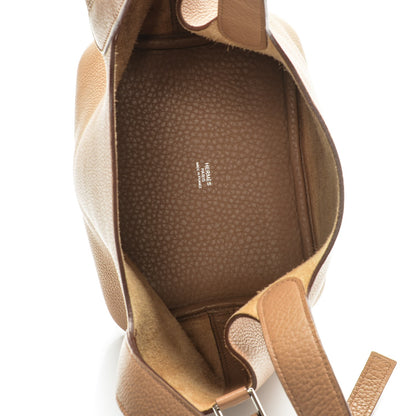 Hermes Taurillon Clemence Picotin 18 PM Biscuit 5 of 10
