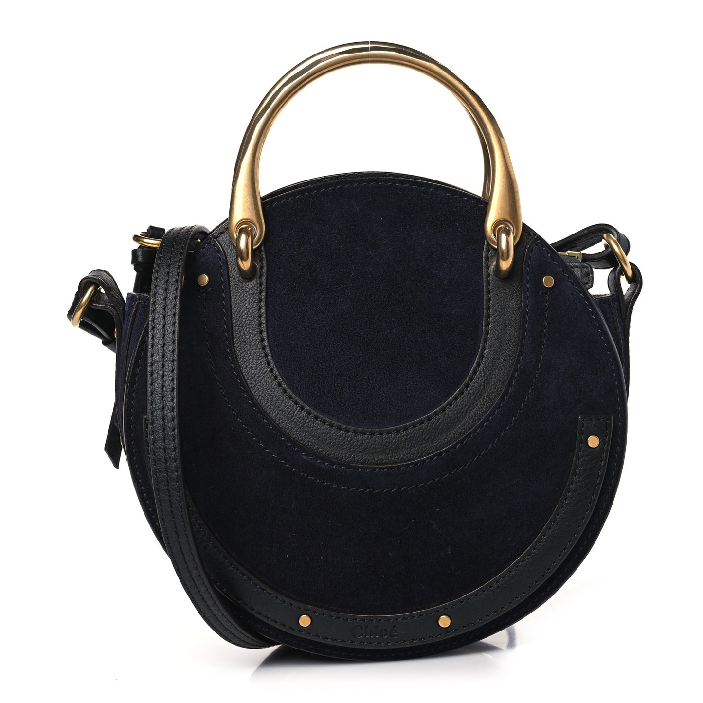 Calfskin Suede Small Pixie Bag Full Blue