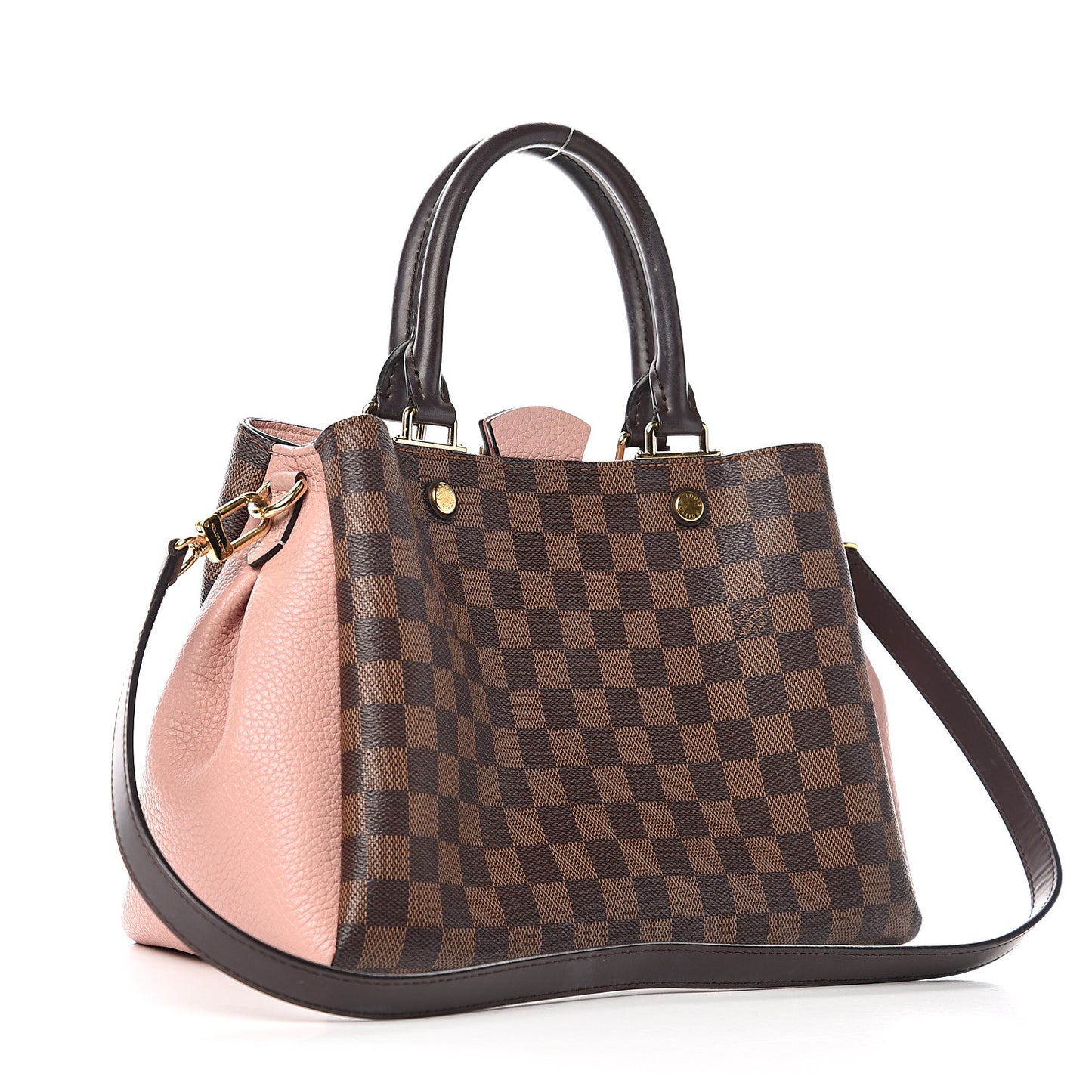 Damier Ebene Cuir Taurillon Brittany Magnolia