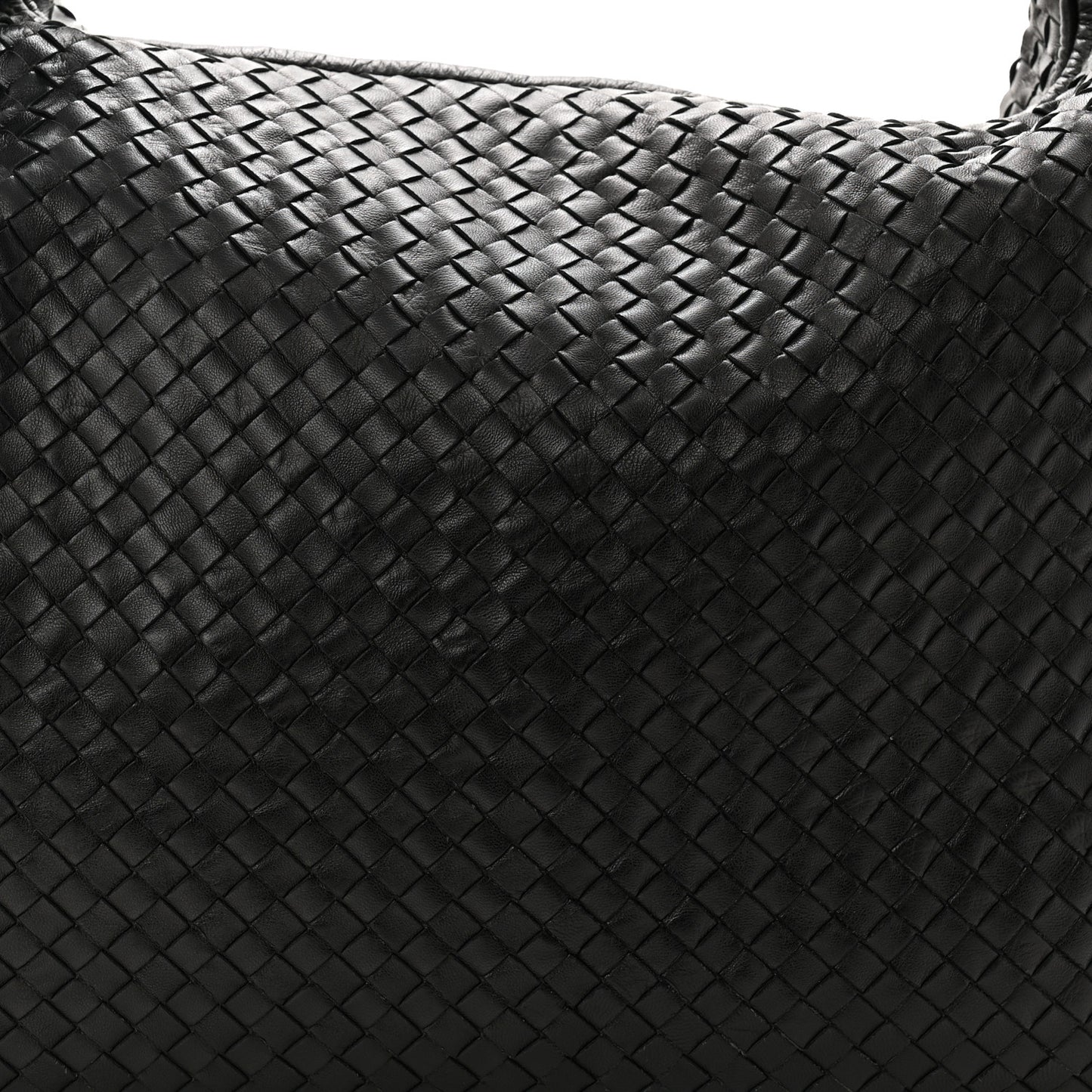 Nappa Intrecciato Maxi Veneta Hobo Black